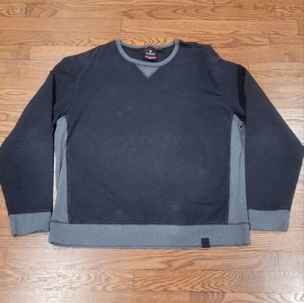 Victorinox by Swiss Army Crew Neck Pullover Sweatshirt Tailored Fit Sz XXL